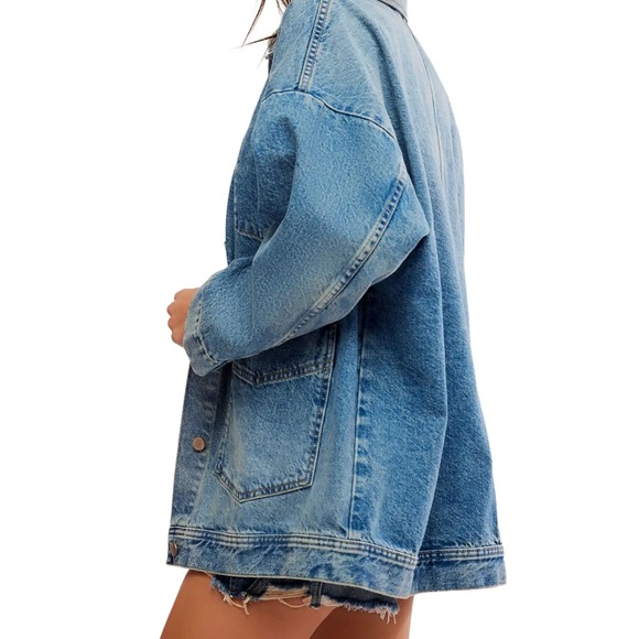 We The Free Blue Jean Jacket - Picture 2 of 8